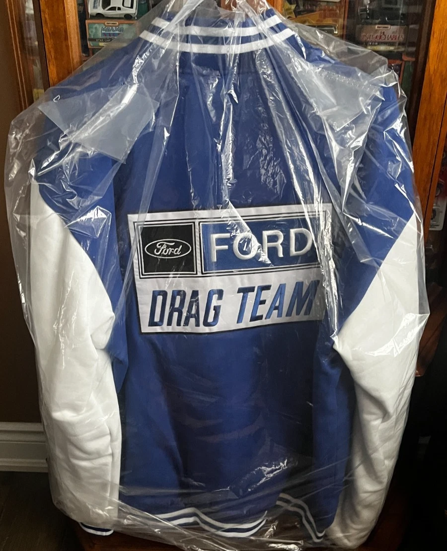 NHRA Ford Drag Racing Bomber Jacket FORD BLUE 2XL ? - product detail image 1