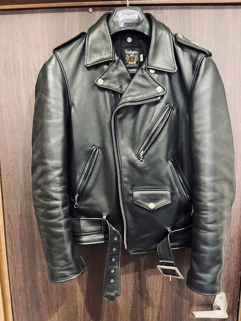 Schott One Star 613 Leather Double Riders Jacket 34 #0220 | eBay