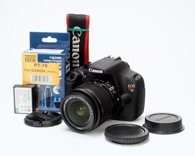 Canon EOS Rebel T5 18MP DSLR Camera, EF-S 18-55mm IS II Lens