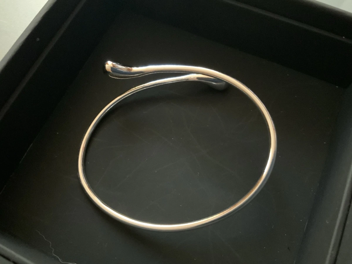 CXWIND Bracciale Rigido In Acciaio Inossidabile Con Perline Girevoli, Antistress Per Ansia, Regolabile, Argento
