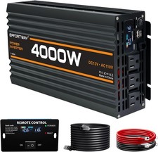 4000W Power Inverter 12V Modified Sine Wave Remote