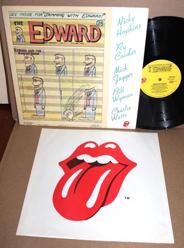 ROLLING STONES Lp  "JAMMING WITH EDWARD"  1972 1st Press PIROS COC 39100 NM