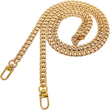 47" DIY Iron Flat Chain Strap Handbag Chains Accessories Purse Straps Shoulder C