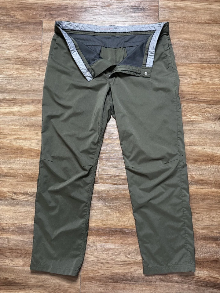 Nike Tiger Woods Collection Golf Pants Mens Size 38x32 Olive Green Adaptive Fit - Image 3 of 4