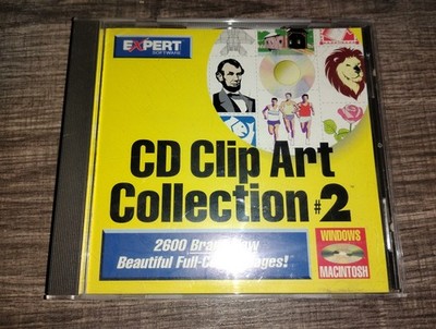Expert Software CD Clip Art Collection #2 PC/Mac CD-ROM 1995 for MS Windows 3.1