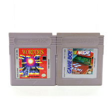 NASCAR Fast Tracks / Wordtris (Gameboy) Carts only - Auth Good Condition
