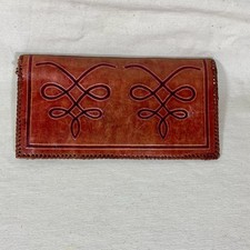 Vintage Lightweight Tooled Leather Wallet