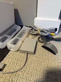 Nintendo Wii Video Game Console with Controller Large Lot, Wii Speak, Motion,etc
