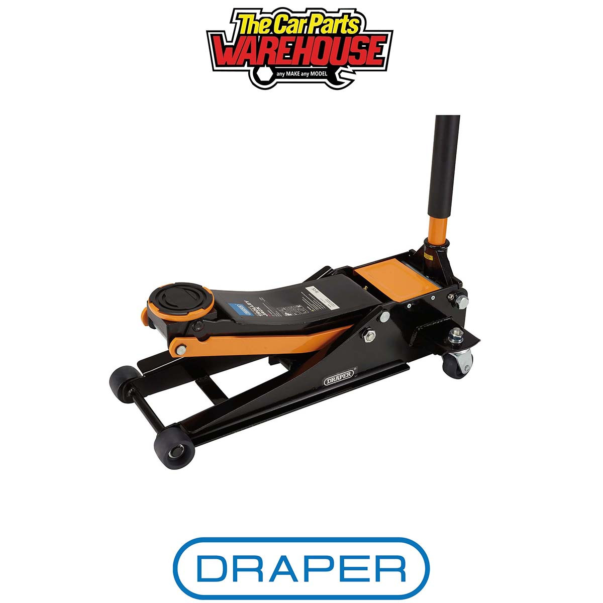 Draper 28475 Trolley Jack 225 Tonne Orange