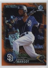 2016 Bowman Chrome Prospects Orange Shimmer Refractor Manny Margot Manuel 6h5