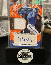 2022 Panini Elite Extra Edition #PMS-DH DUSTIN HARRIS Patch Auto Rc #d /199