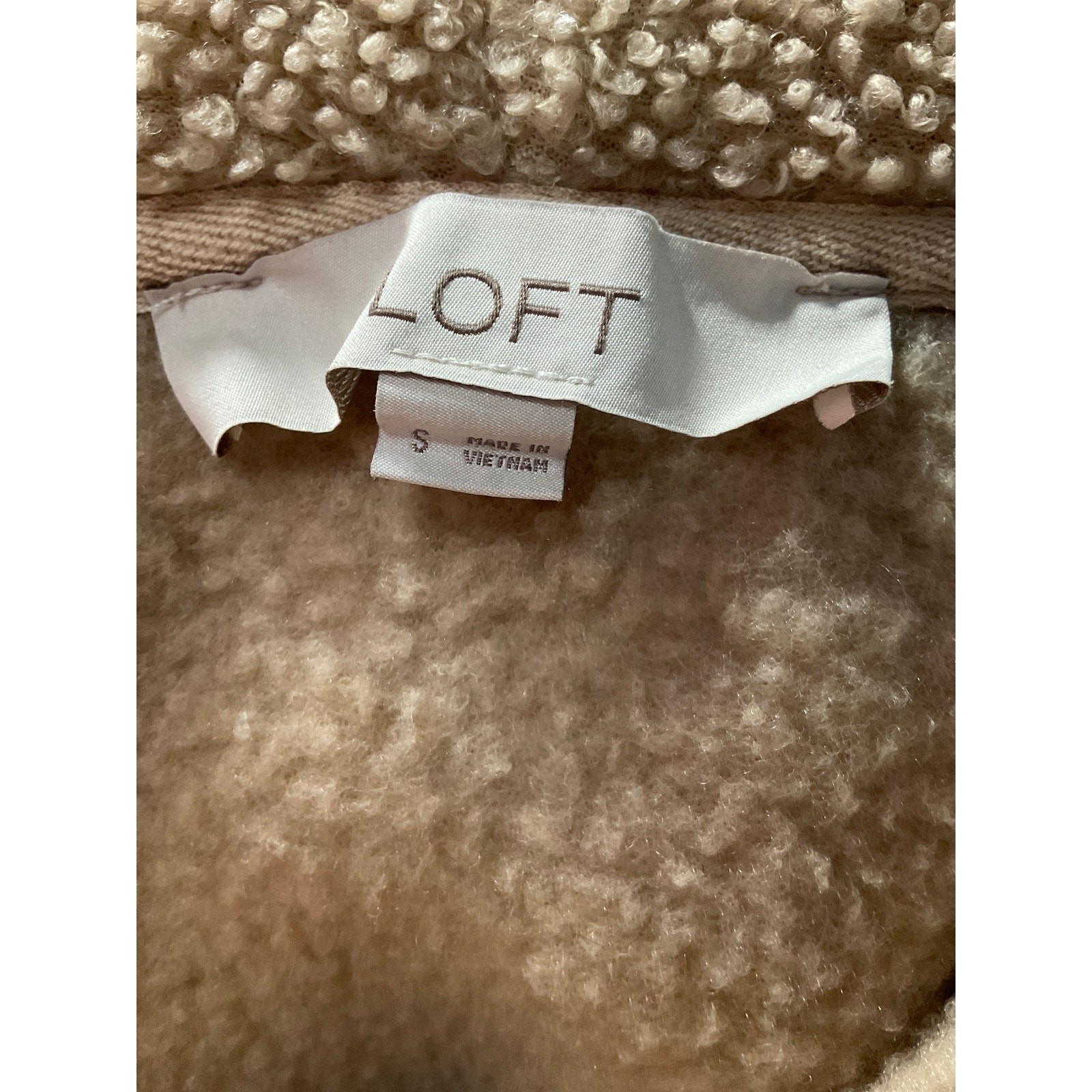 LOFT Brown Polyester Pullover Sweater - image 3