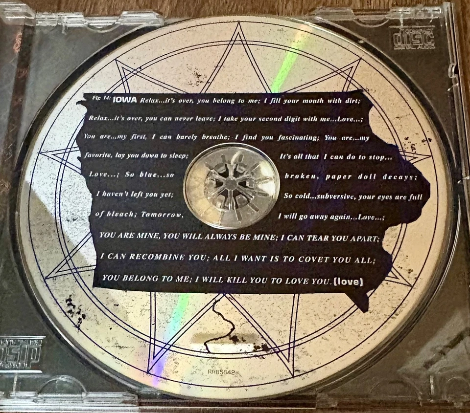 Slipknot - lowa CD Promo Hole Roadrunner (2001 Silver Foil Goat Cover) - Image 4 of 4