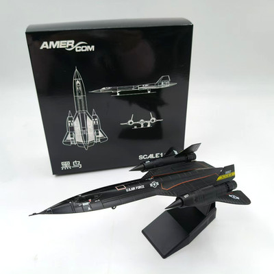 1:144 SR-71 Blackbird Alloy Diecast Model - USA Spy Plane Collectible