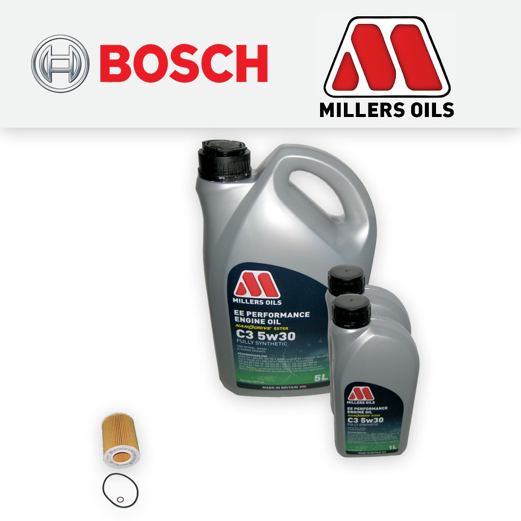 SERVICE KIT for BMW 3 SERIES E46 323I OIL FILTER +7L 5w30 EE OIL (1998-2000)