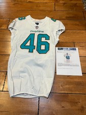 2017 Neville Hewitt Miami Dolphins Game Used Worn Road Jersey MEARS LOA