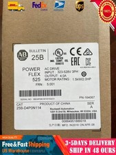 New Allen Bradley 25B-D4P0N114 /A Powerflex 525 AC Drive 2HP Surplus SEALED