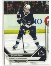 2025-26 Topps Bowman U Now #3 Gavin McKenna 1st Hat Trick Penn State Hockey