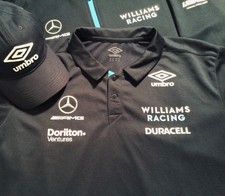 WILLIAMS FORMULA 1 RACING/AMG/UMBRO Shirt, Jacket (XXL) & Cap-3 piece Combo
