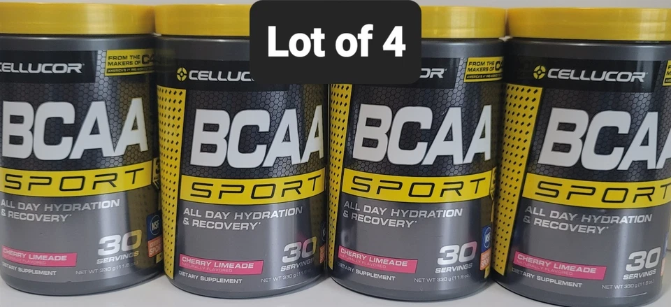 Lot of  4 Cellucor BCAA Sport Hydration & Recovery Cherry Limeade Exp 2/2026 - Image 3 of 4