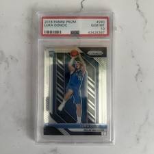 2018-19 Panini Prizm #280 Luka Doncic RC PSA 8 Rookie Card Base Mavericks Lakers. rookie card picture
