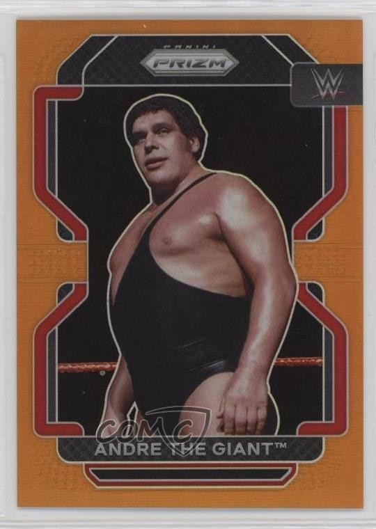 2022 Panini Prizm WWE Orange Prizm 14/99 Andre the Giant #200 t1s