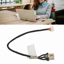 DC Power Jack Cable Replacement Wear Resistant ABS DC Power Jack for