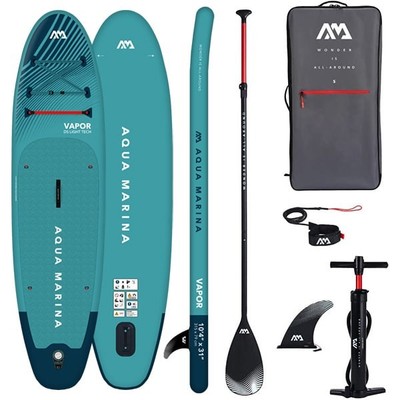 AQUA MARINA VAPOR SUP Board Stand Up Paddle aufblasbar Set
