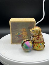 Vintage Tin Toy 3" Tall With Box 