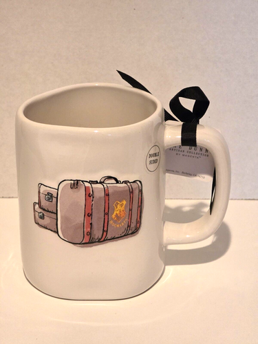 Rae Dunn Harry Potter Mug WELCOME TO HOGWARTS Double Sided Collectible!!! - Picture 2 of 3