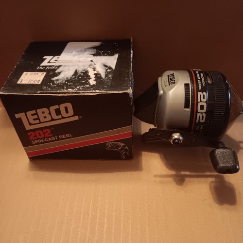 Vintage Zebco 202 Reel. Great Condition In Box. Made In U.S.A