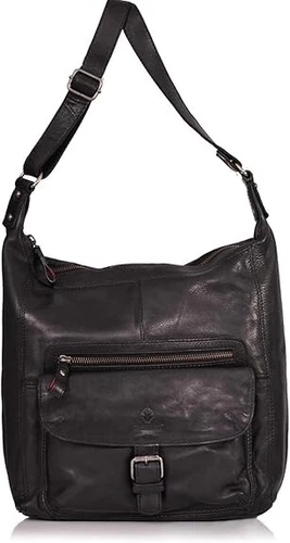 DONBOLSO Handbag Paris I Genuine Leather Ladies Handbag with Multiple Pockets