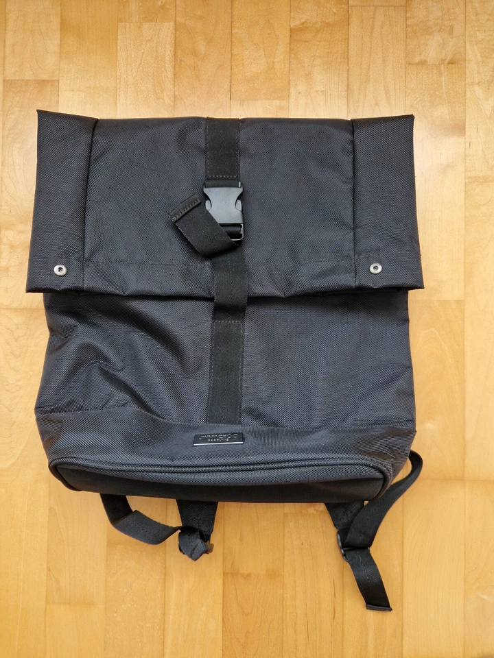 Rucksack Tasche Original Jimmy Choo Parfums Schwarz Nylon Zustand sehr GUT