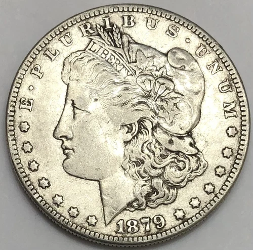 1879-S Rev of 1878 Morgan Silver Dollar VF Details