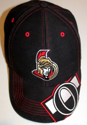 NHL Hockey Vintage Ottawa Senators Adjustable Hat Cap 47 Brand Black