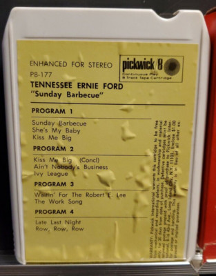 Tennessee Ernie Ford - Sunday Barbecue - 8 Eight Track Tape