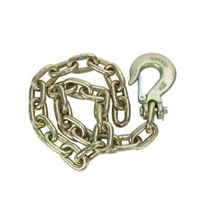 2pack 35-inch G70 Trailer Safety Chain With 516 Clevis Snap Hook 2 Pack