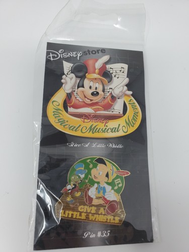 Give A Little Whistle Pinocchio & Jiminy Magical Musical Moments Disney Pin #35 - Picture 1 of 2