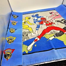 1994 Mighty Morphin Power Rangers Pillow Case Standard Size Vintage Saban