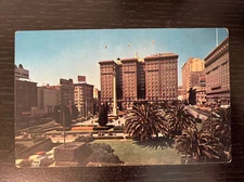 St. Francis Hotel Union Square San Francisco Hotel Vintage Postcard 1970's