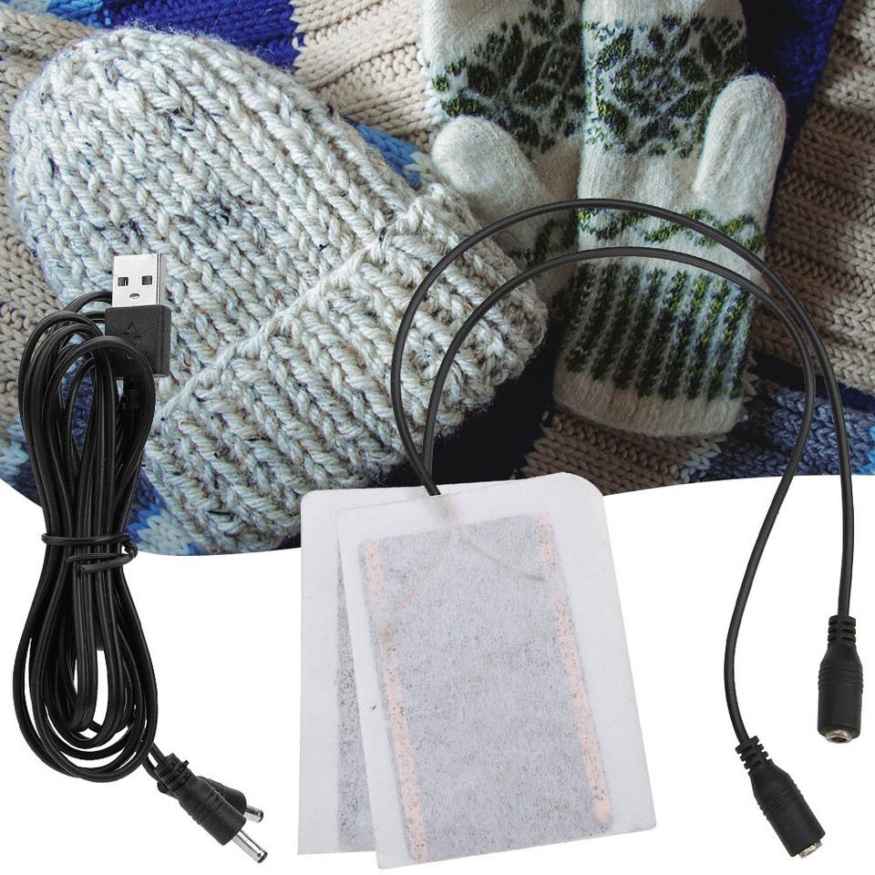Portable 5V Carbon Fiber Heating Pad Hand Warmer USB Electric Fever