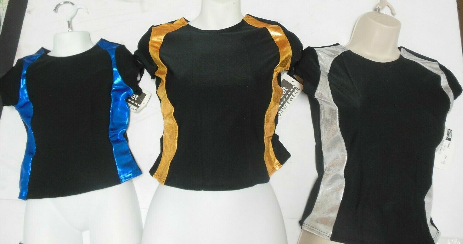 FOIL Side BABYDOLL T DANCE SHIRT COLORS MATTESPANDEX Drill Sporty 3 Colors