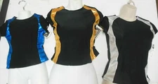 FOIL Side BABYDOLL T DANCE SHIRT COLORS MATTESPANDEX Drill Sporty 3 Colors