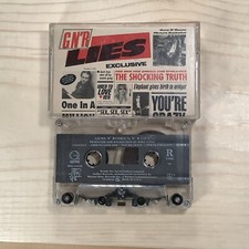 Guns N Roses GN'R LIES Cassette Tape 1988 Geffen M5G 24198 Axl Rose Slash Rock