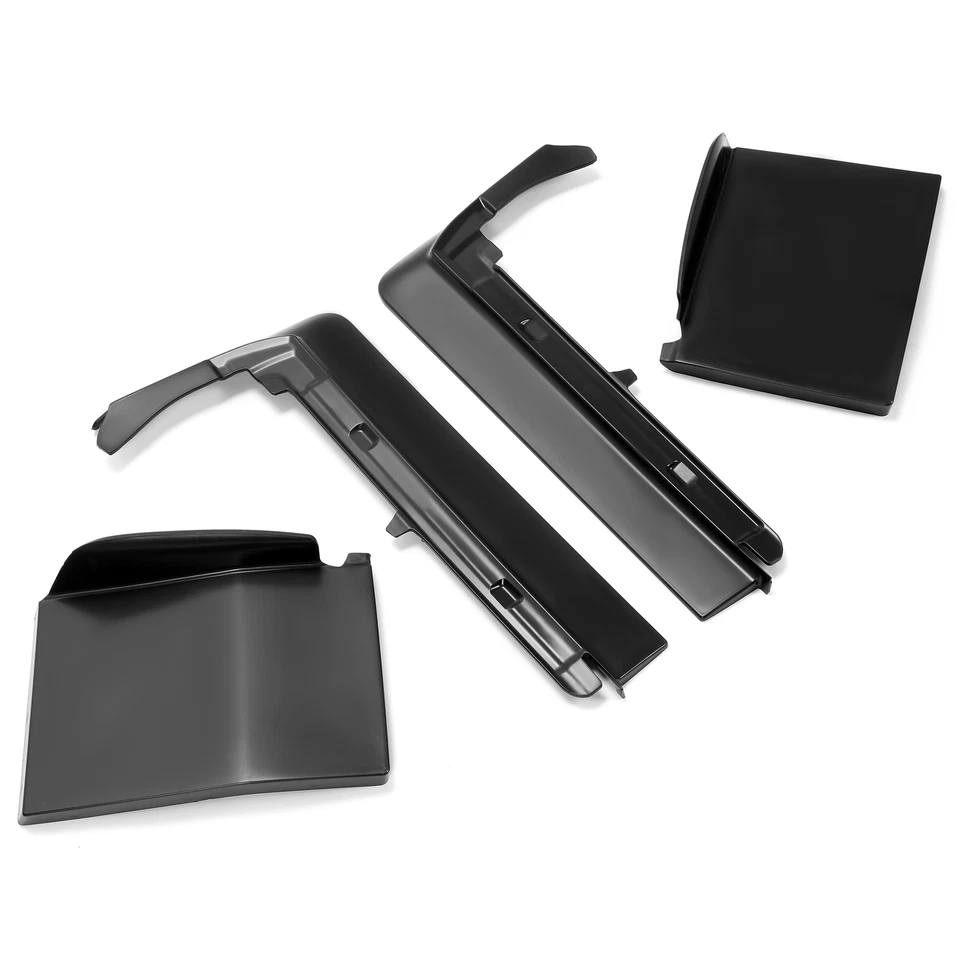 7 Pcs For Cadillac Seville 1980-1985 Front & Rear Bumper Filler Black Fiberglass Foto 4 de 4