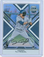 TJ FRIEDL 2016 Elite Extra Edition Charcoal AUTO RC #'d 3/25 RARE Rookie Card