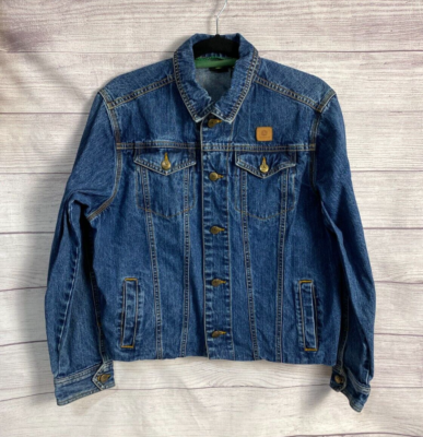 #ad John Deer Boys Youth Size XL 18 Jacket Altered Hemmed See Photos Denim Jacket $6.00