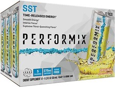 Performix SST Energy Drink | Time Release, Focus, Sugar Free | Original, 12 cans