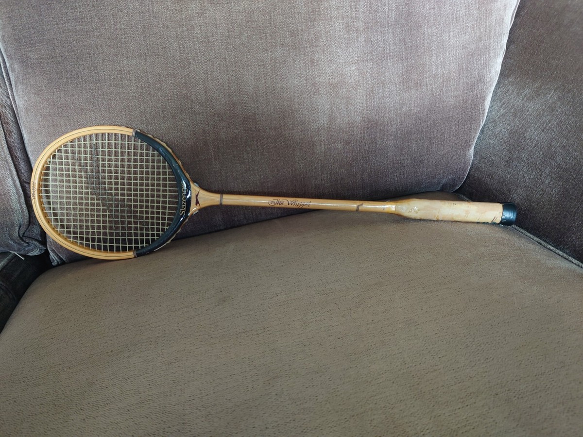 Raquette Slazenger Vintage « The Whippet » – Collection Squash/badminton Fabriquée Au UK