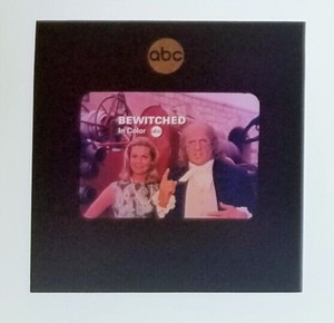 Rare 1966 Bewitched Fantasy TV Show ABC ON-AIR Bumper Slide Advertisement!